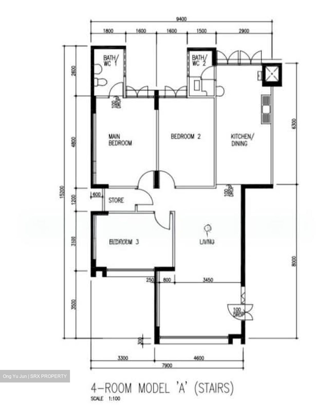 Blk 910 TAMPINES PALMSVILLE (Tampines), HDB 4 Rooms #572752441